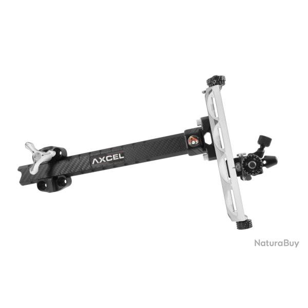 AXCEL - Viseur Achieve XP UHM Carbon Recurve DROITIER (RH) ARGENT