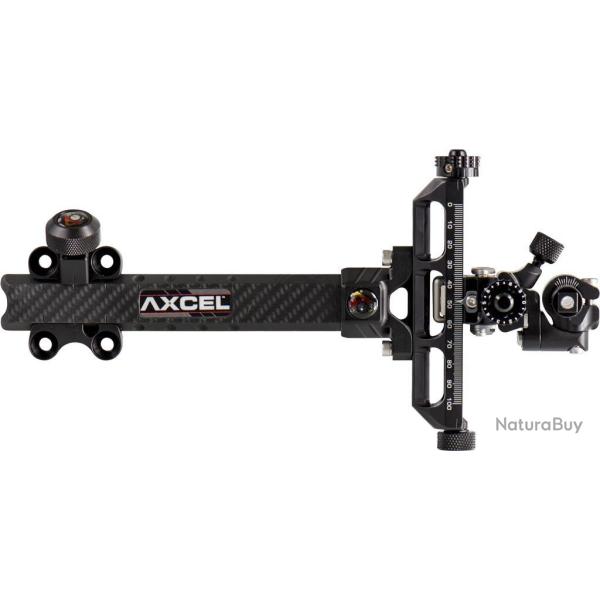 AXCEL - Viseur Achieve Carbon 6" Compound NOIR DROITIER (RH)