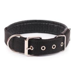 Collier pour chien de toutes tailles - noir - LIVRAISON GRATUITE