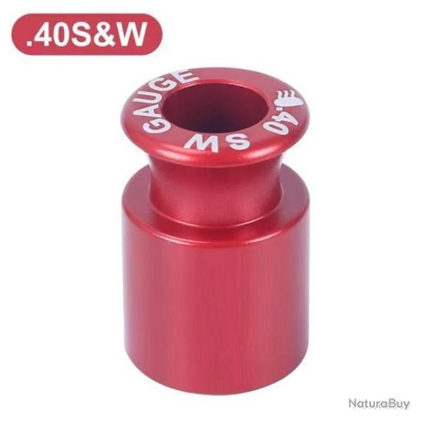 Jauge go/no-go calibre .40 S&W - LIVRAISON GRATUITE