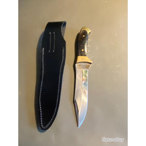 forte dague de chasse   lame de 16,5 cm