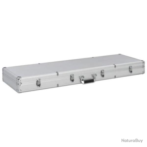 Mallette de transport pour fusils 118 x 38 x 12 cm - Argent� - Verrouillable - LIVRAISON GRATUITE