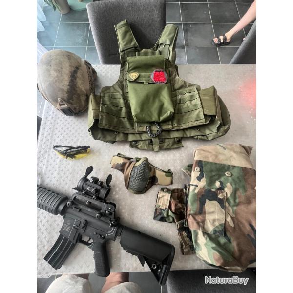 R�plique M4 + accessoire