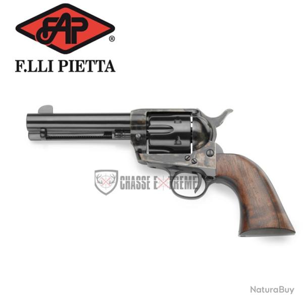 Revolver PIETTA 1873 Sa Acier Bronze 4''3/4 Cal 9x19