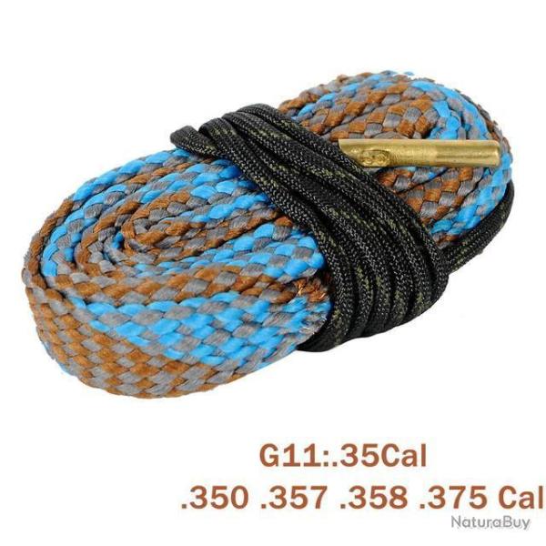 Cordon de nettoyage type boresnake pour calibre .35 .350 .357 .375 - LIVRAISON GRATUITE