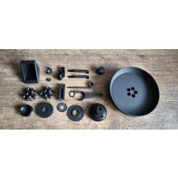 Kit d'am&eacute;lioration pour Lee Pro 4000 & Lee Auto Breech Lock Pro - Impression 3D (noir) 5 tubes