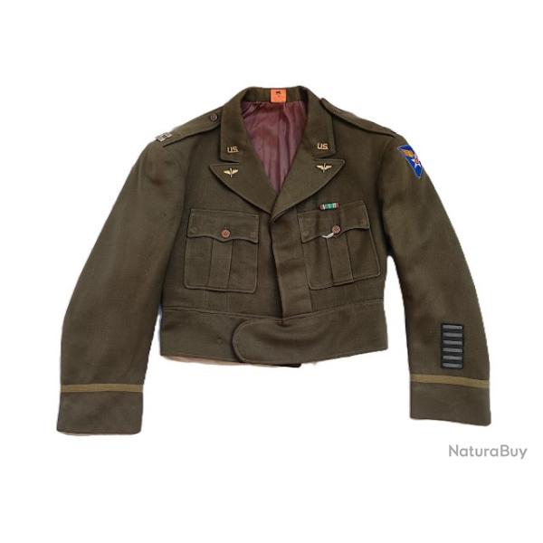 Blouson Ike officier USAAF Twelfth air force NOMINATIF    seconde guerre mondiale