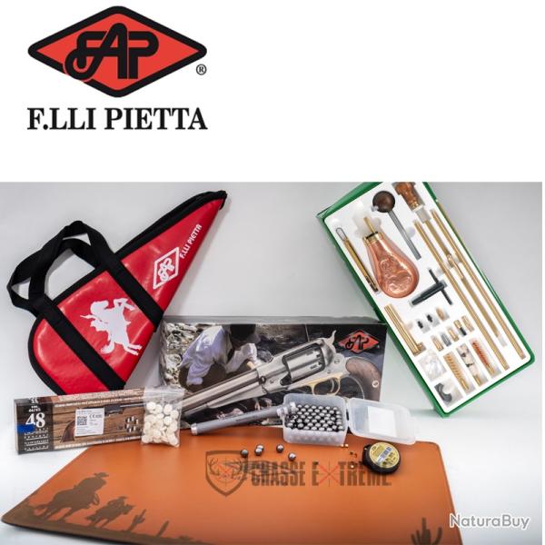 Pack PIETTA 1851 Navy Confederate Laiton Cal 44 Pn