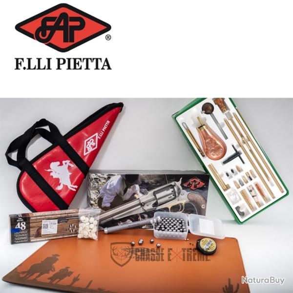 Pack PIETTA 1862 Colt Pocket Police Acier Sheriff Cal 44 Pn