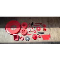 Kit d'am&eacute;lioration pour Lee Pro 4000 & Lee Auto Breech Lock Pro - Impression 3D (rouge)
