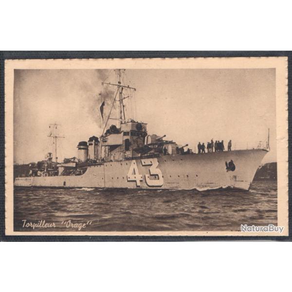CPA - Marine Militaire -  Torpilleur " Orage " N�3664