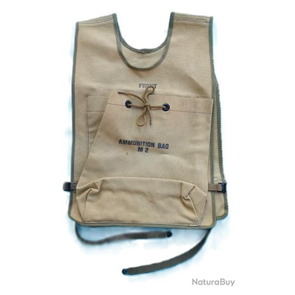 Ammunition bag M2 Chasuble porte munitions US seconde guerre. ORIGINAL