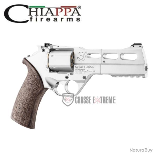 Revolver CHIAPPA Rhino 50ds Nickel Co2 3,5j Cal 4.5 mm