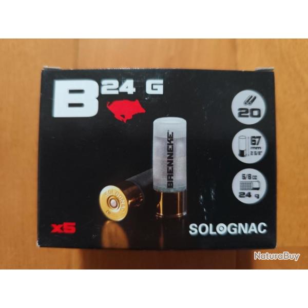 Lot de 45 balles Brenneke de cal 20