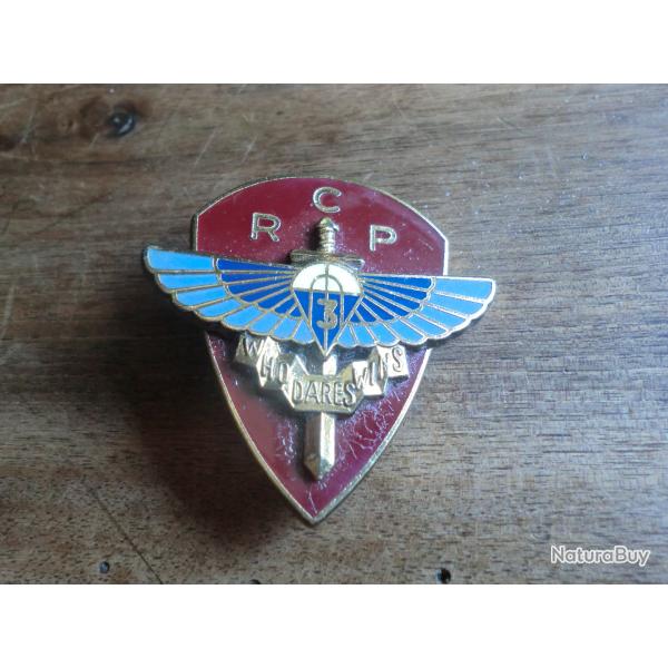insigne 3eme RCP parachutiste / drago paris