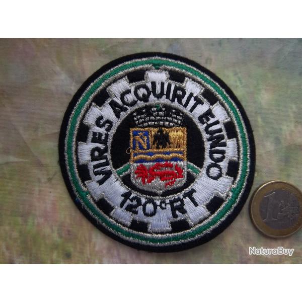 �cusson militaire 120 �me r�giment du train blason ville de Fontainebleau