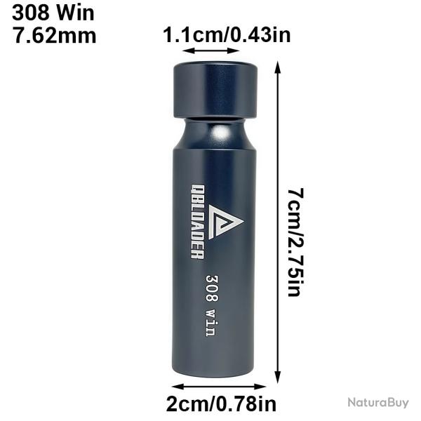 Jauge go/no-go calibre .308 Win - LIVRAISON GRATUITE