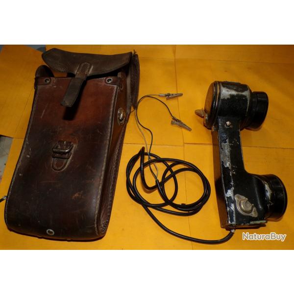 P.T.T COMBINE D'ESSAIS N 292-60 , MARCHE DU 14 MAI 1956 AVEC SON ETUI EN CUIR D'ORIGINE , FABRICATI