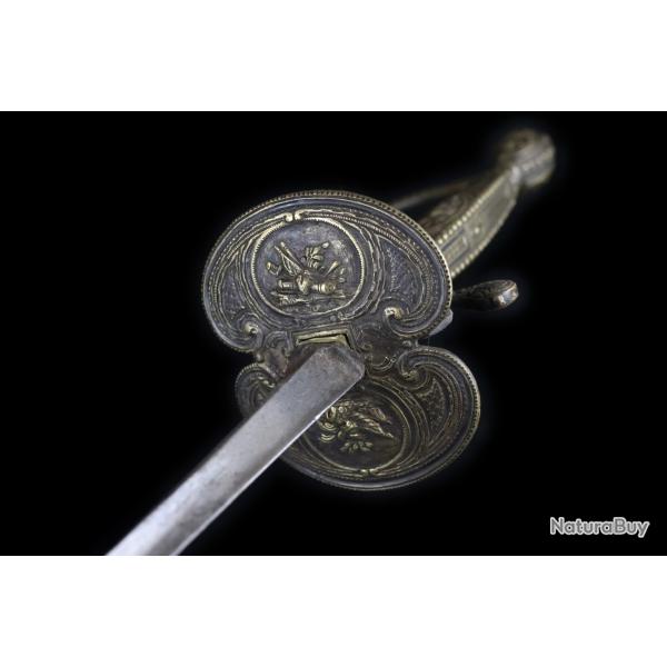 N25 - Epe de cour noclassique en laiton