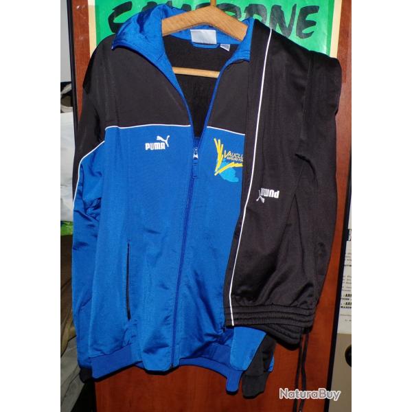 SAPEURS POMPIERS : SURVETEMENT DE SPORT PUMA DES SAPEURS POMPIERS DU VAUCLUSE , TAILLE L  ,   ETAT N