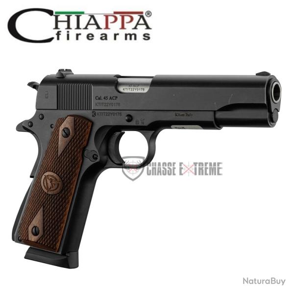 Pistolet CHIAPPA 1911 Field Grade Noir Cal 45 Acp