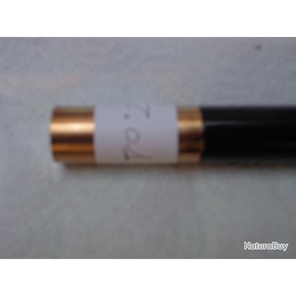 PORTE FANION POINTE LAITON ET MANCHE LACQU� NOIR - Z01