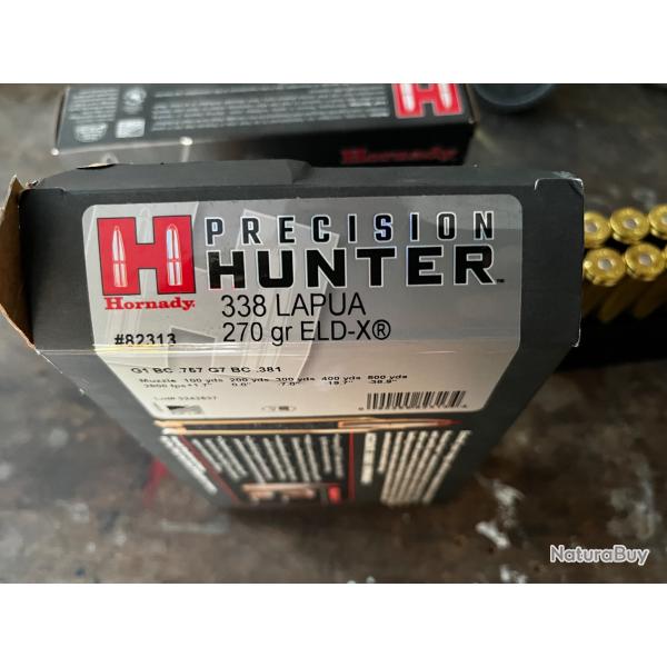 Hornady Pr�cision Hunter 338 Lapua Eld-X