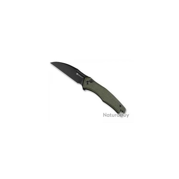 Couteau Sencut WATAUGA lame Wharncliffe acier D2 finition  blackwash + pochette