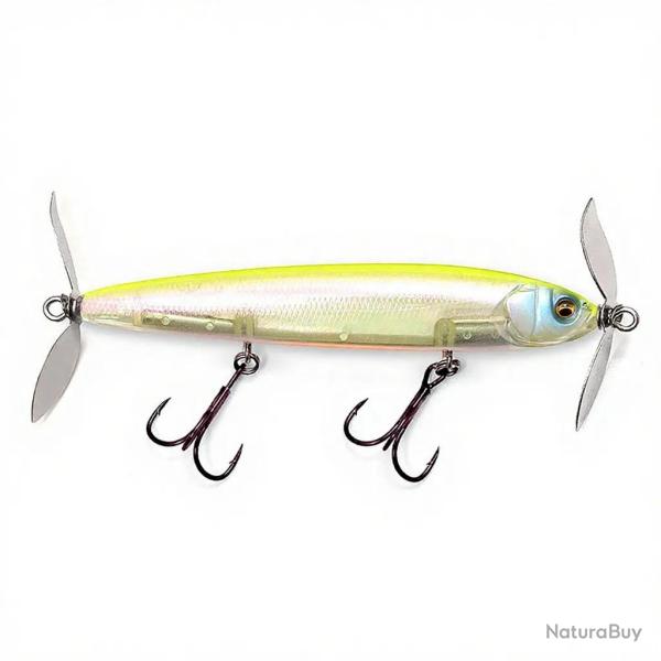 Leurre de surface MEGABASS X-plose double scratch Aurora reaction