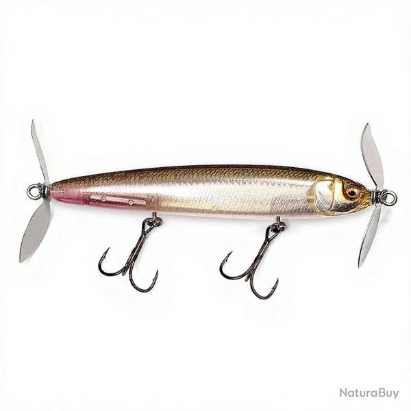 Leurre de surface MEGABASS X-plose double scratch FA Ghost wakasagi