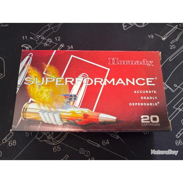 Hornady Superformance 7-08mm REM 139gr SST 20 munitions