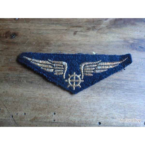 insigne tissu de poitrine personnel m�canicien air
