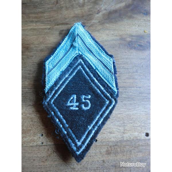 losange bras  45eme  r�giment transmissions