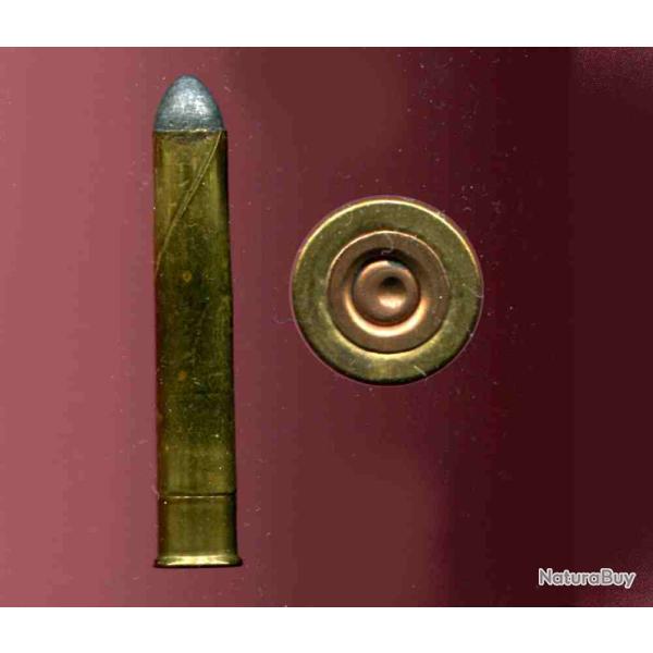 .360 Express 2" 1/4 black powder - tui laiton boxer en roul de 57.3 mm de long