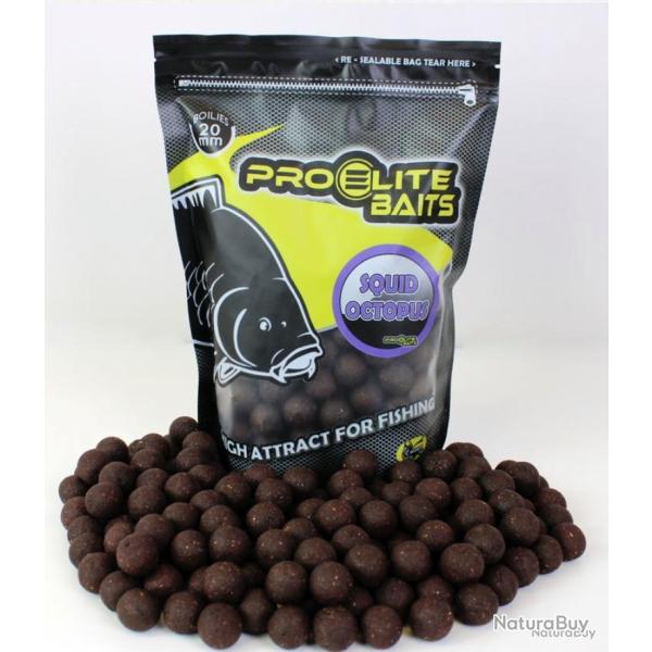Bouillettes pro elite baits squid octopus 20mm 800gr