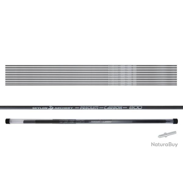 Lot de 12 tubes Skylon Precium ID 3.2 en carbone 800 31"