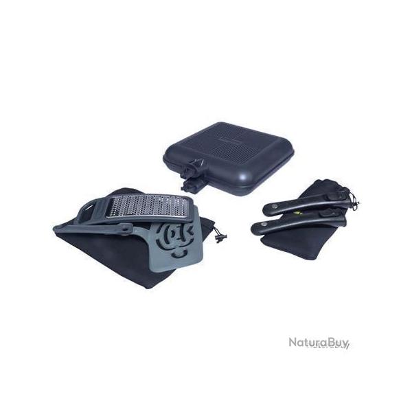 Set De Cuisson Ridge Monkey Connect Pan & Griddle Xxl Granite Edition