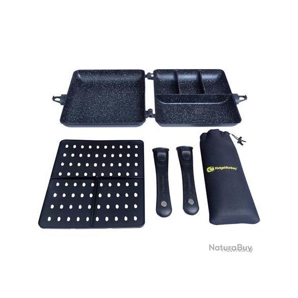 Set De Cuisson Ridge Monkey Connect Combi & Steamer Xxl Granite Edition