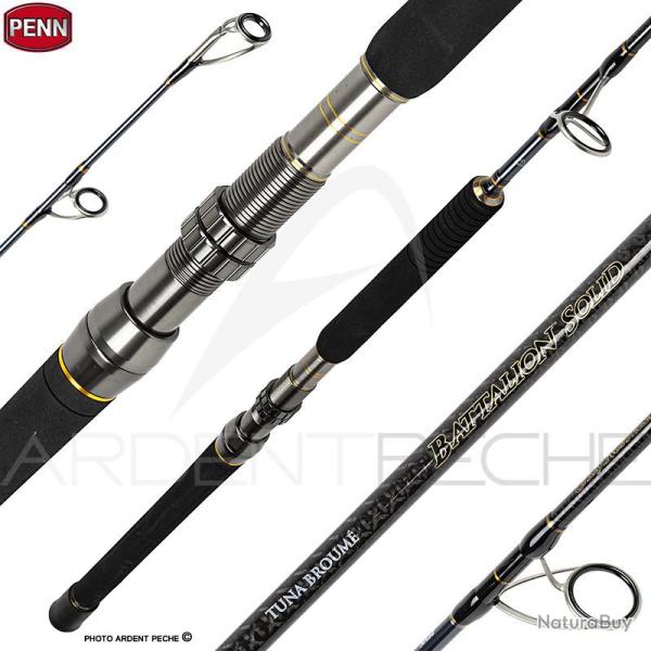 Canne spinning PENN Battalion solid tuna broum� 1.84m / 50-100lb