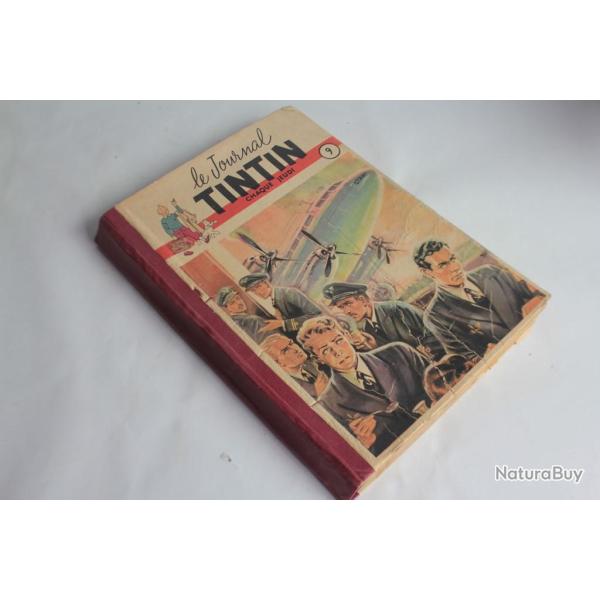 Le Journal de Tintin 9 Reliure �diteur �dition fran�aise 1951