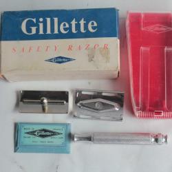 GILLETTE Ancien rasoir Safety razor Set N°24