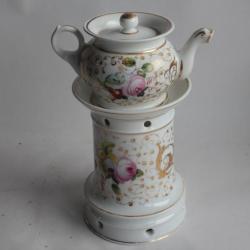 Tisanière porcelaine XIXe siècle