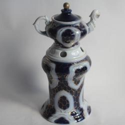 Tisanière porcelaine Bayeux XIXe siècle