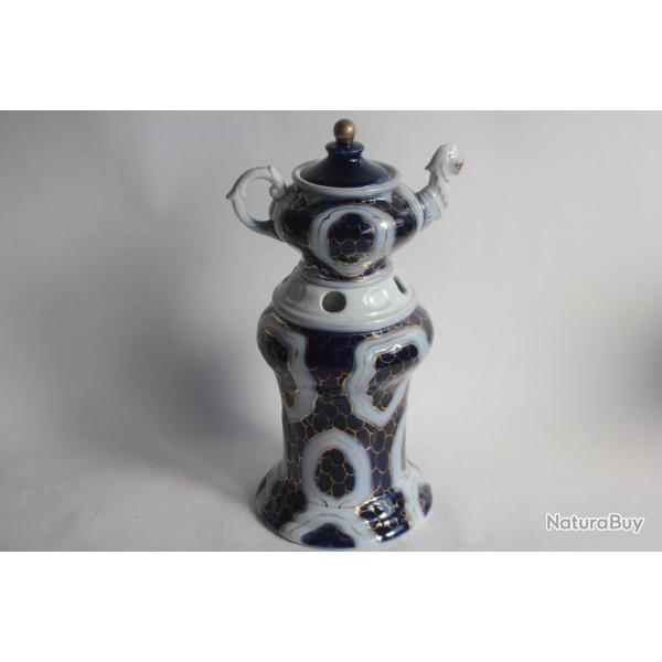 Tisani�re porcelaine Bayeux XIXe si�cle