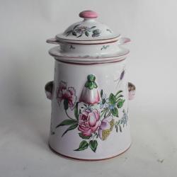 Tisanière faïence peint main