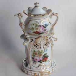 Tisanière porcelaine XIXe siècle