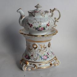 Tisanière porcelaine XIXe siècle