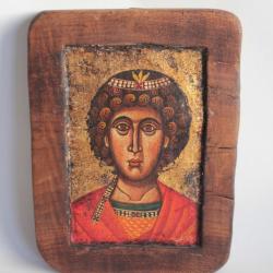 Icône orthodoxe grecque Saint Démétrios de Thessalonique