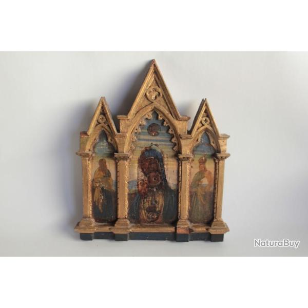 Ancienne Ic�ne orthodoxe triptyque