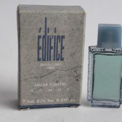 Flacon miniature Eau de toilette Édifice Paolo Conti homme 7,5 ml